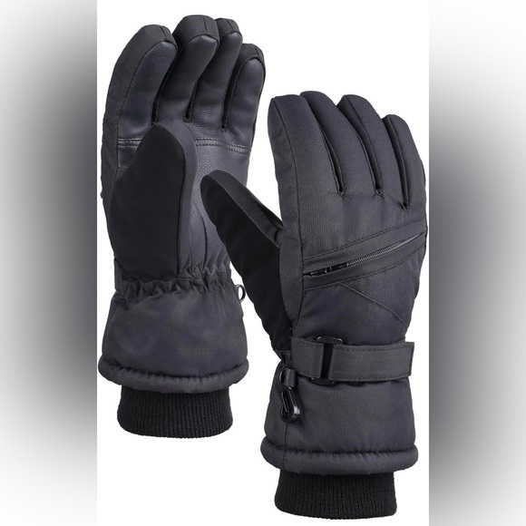 ANDORRA Kids Ski Gloves Waterproof Winter Children's Snow Gloves. SMALL - Picture 2 of 8